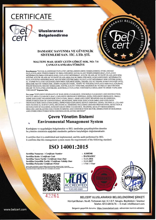 ISO 14001:2015 — Çevre Yönetim Sistemi
