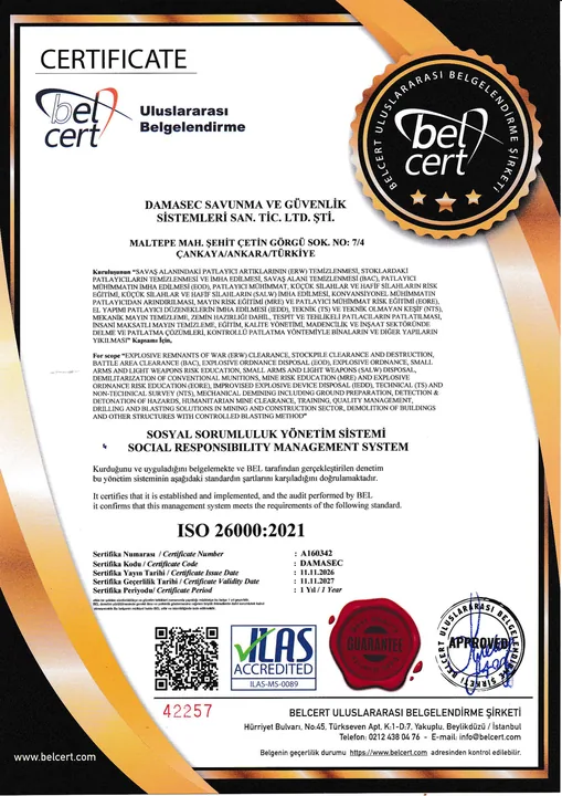 ISO 26000:2021 — Sosyal Sorumluluk Yönetim Sistemi