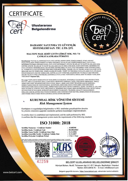 ISO 31000:2018 — Kurumsal Risk Yönetim Sistemi