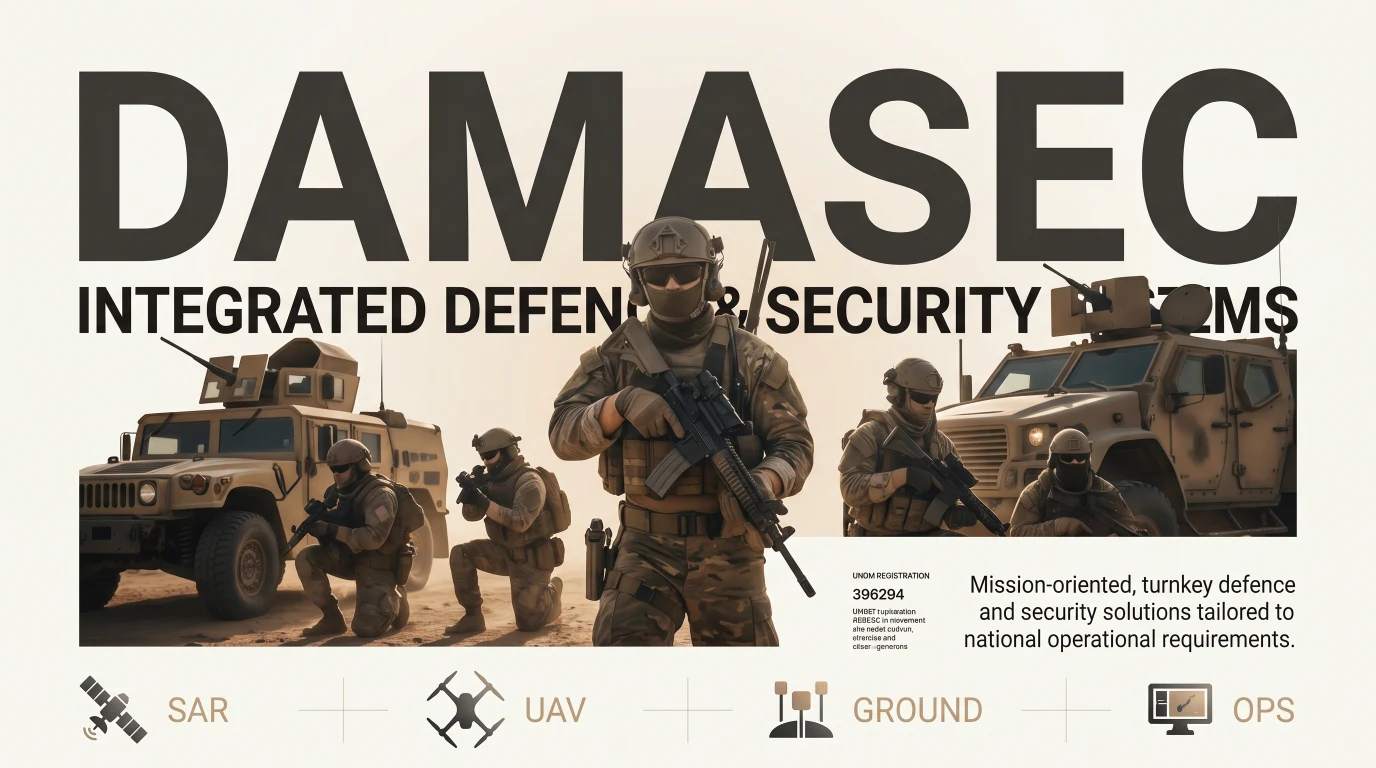 DAMASEC — Bütünleşik savunma ve güvenlik sistemleri