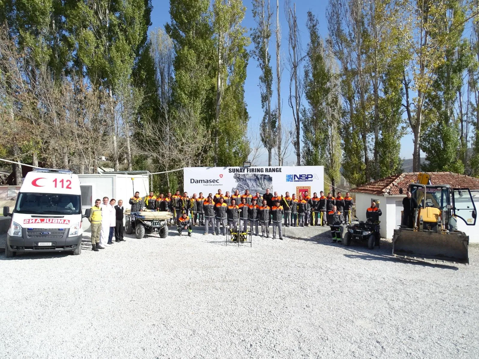 Saha ekibi ve ilk yardım desteği